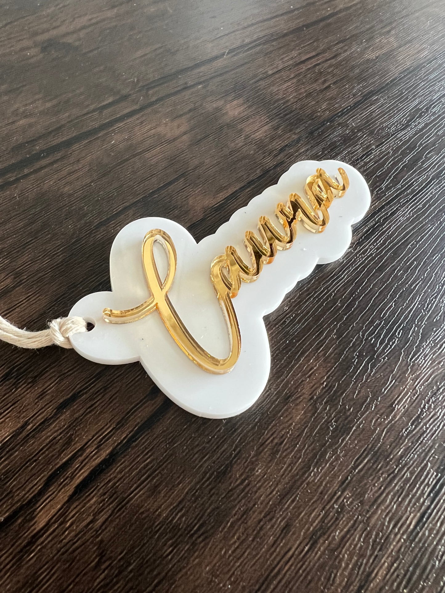 Personalized Name Tags - Double Layer